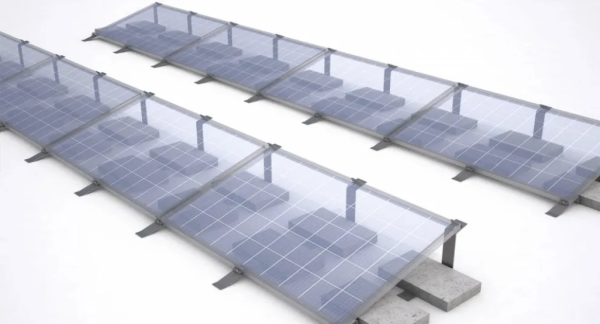 Profile für Flachdachmontage 23/10°